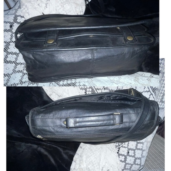 Black Men's Bag Briefcase NWOT - Picture 4 of 6